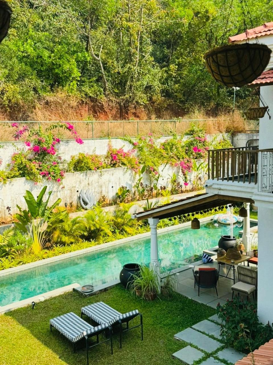 Casa Azul- Luxury 4Bhk Assagao With Private Pool Villa Vagator Ngoại thất bức ảnh